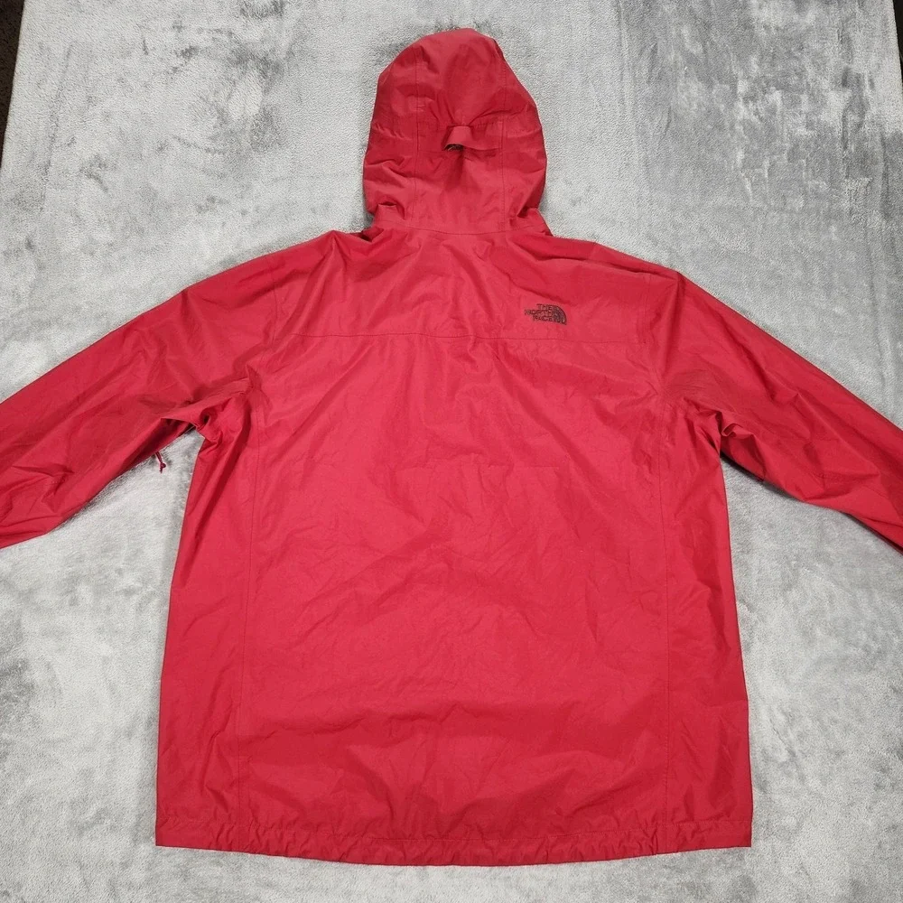 The North Face Drizzle Jacket Mens XL Gore-Tex Red Hooded Rain Shell TNF
